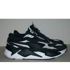 PUMA RS-X3 SNEAKERS BLACK WHITE 12 MENS